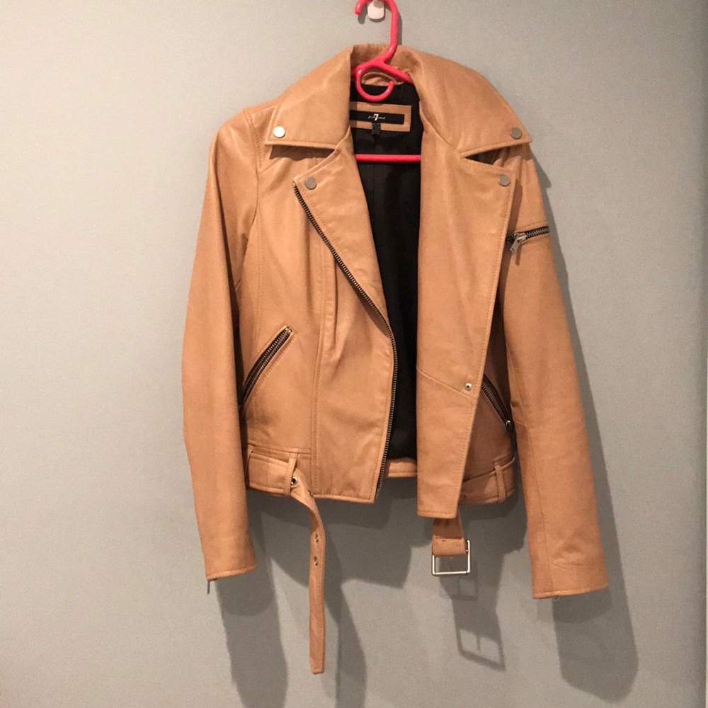 NWOT 7 for all Mankind Leather Jacket